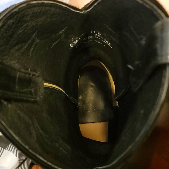 Abilene Black Leather Western Cowboy Boots - Picture 6 of 6